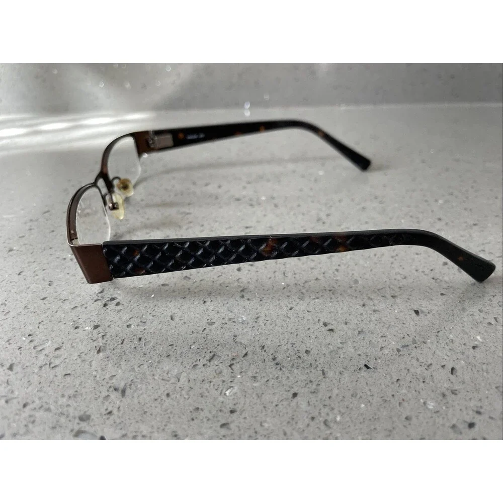 PRIVE PRV206 EYEGLASS FRAMES ONLY METAL & PLASTIC 50-18-135 HALF-RIM 200 WOMENS
